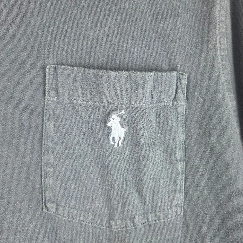 Polo‎ Ralph Lauren Mens XL Navy Blue Short Sleeve Pocket Polo Shirt Classic Fit